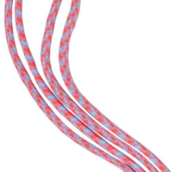 Telefoon koord blauw roze