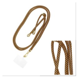 Telefoon koord oranje zwart