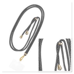 Telefoon koord zwart - wit