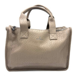 Tas 3 ritsen grijstaupe