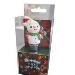 (Wijn)fles stop sneeuwpop