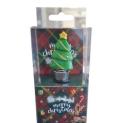 (Wijn)fles stop kerstboom