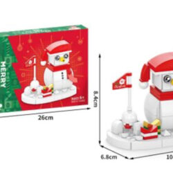 Bouwblokjes sneeuwman