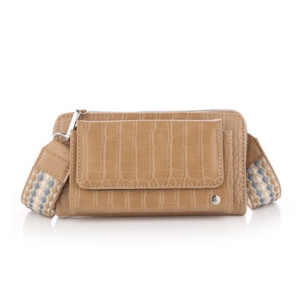 Portemonnee tasje taupe