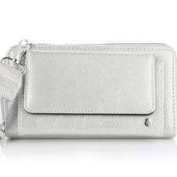 Portemonnee tasje zilver