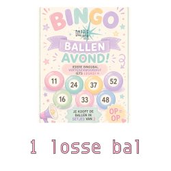 Bingoballen actie 1 bal