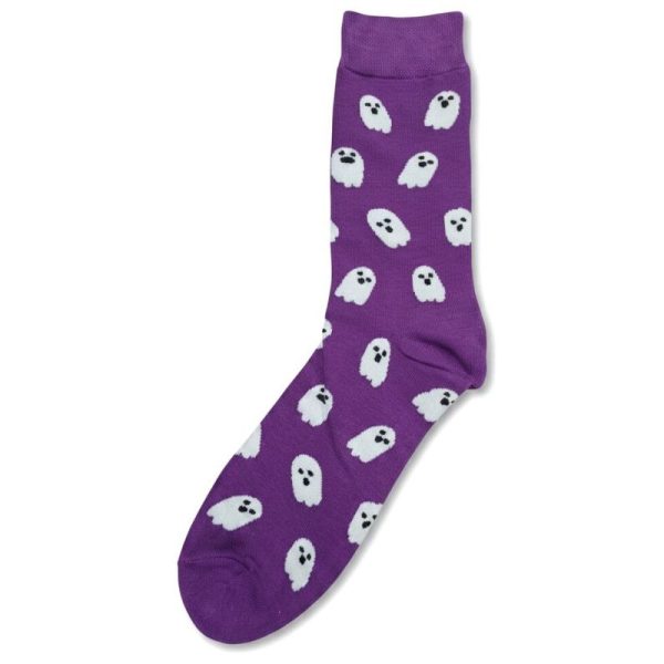 Sokken Halloween paars 38-45